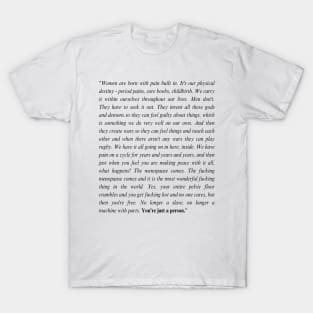 Fleabag "Menopause" Monologue T-Shirt